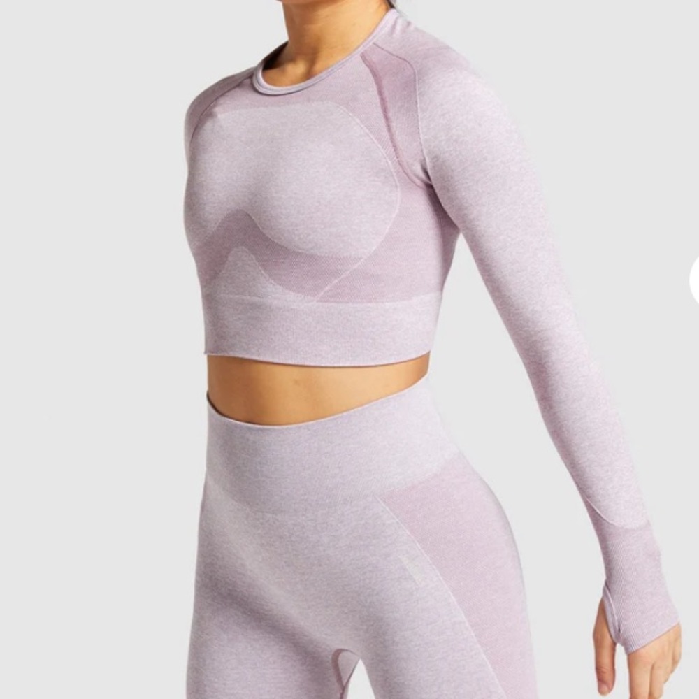Gymshark long sleeve crop top